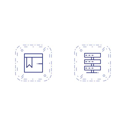 Set di icone di ottimizzazione del motore di ricerca Vector SEO