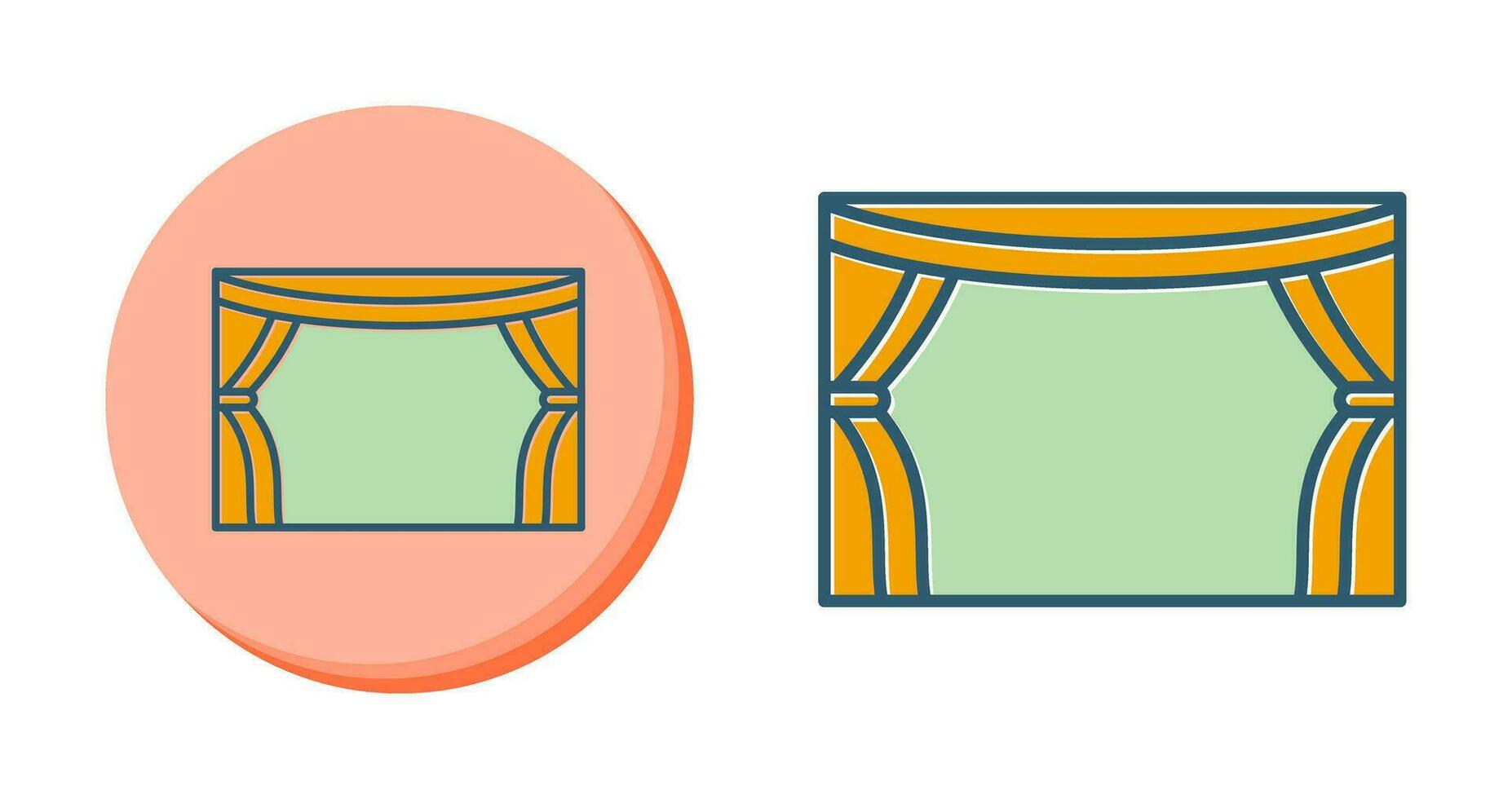 palcoscenico vettore icona