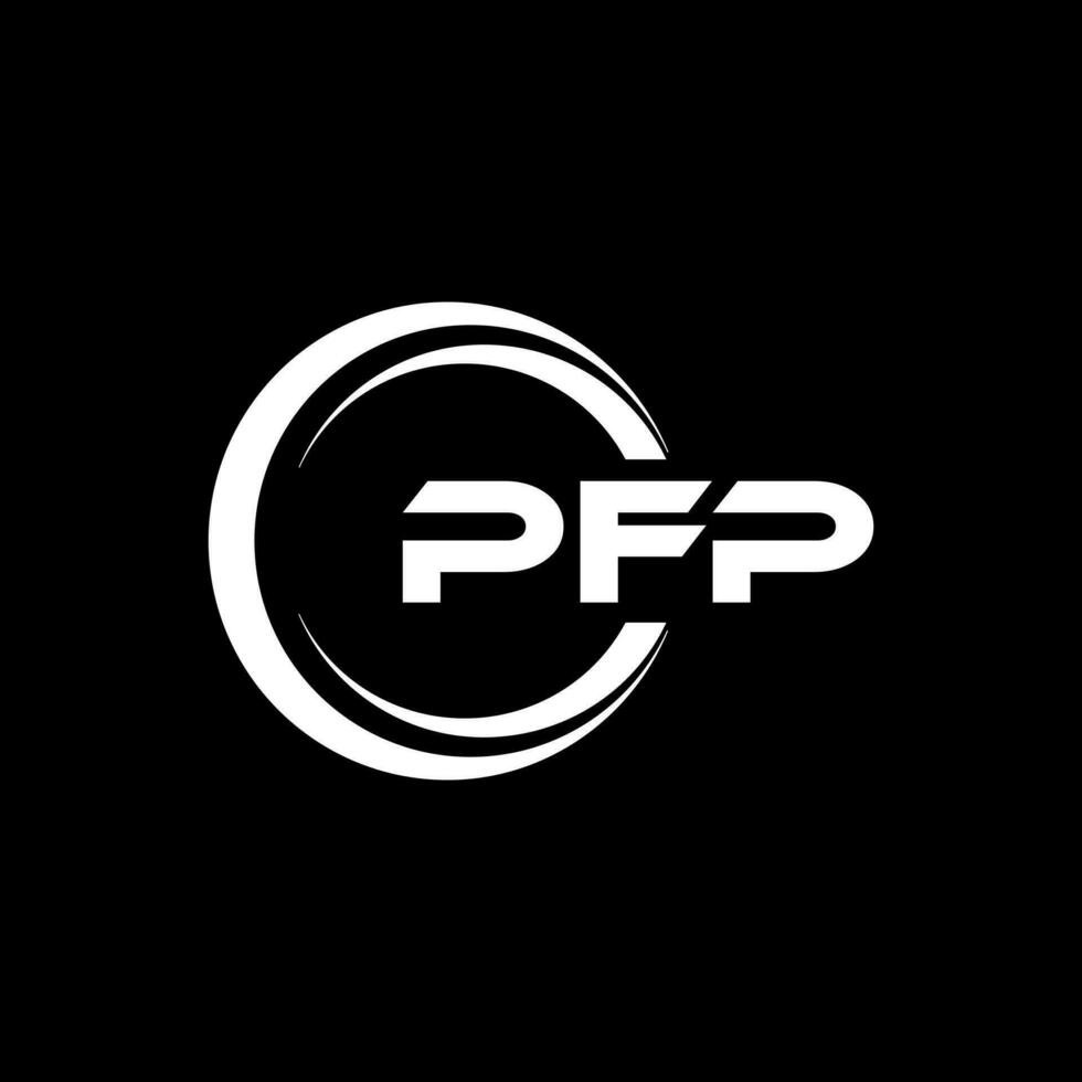 pfp lettera logo disegno, ispirazione per un' unico identità. moderno eleganza e creativo design. filigrana il tuo successo con il Impressionante Questo logo. vettore