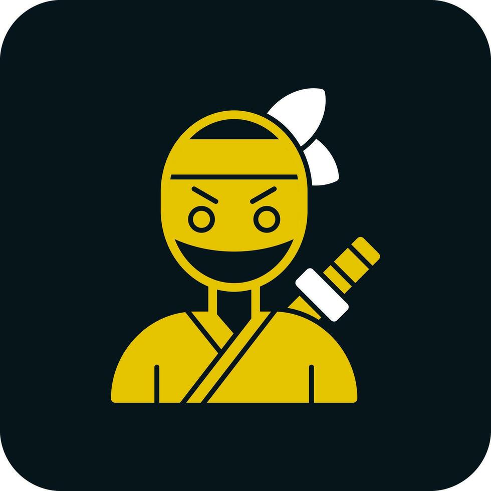 ninja vettore icona design