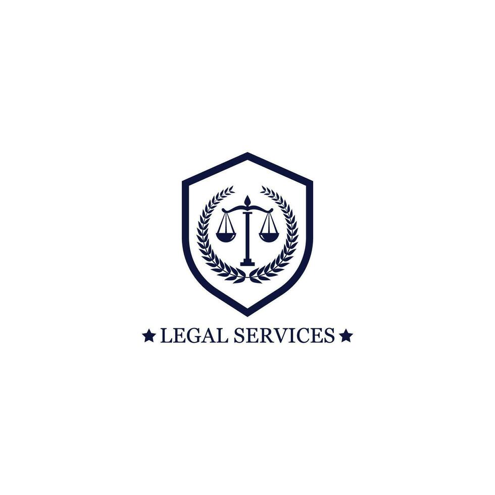 legale Servizi azienda logo vettore