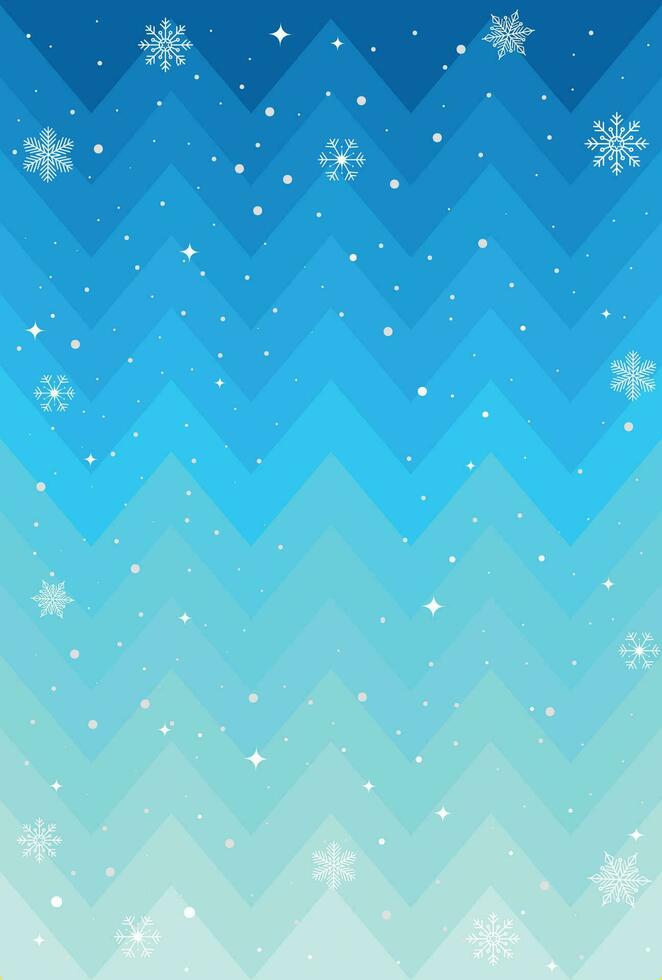 astratto blu vettore sfondo con fiocchi di neve. vettore illustrazione