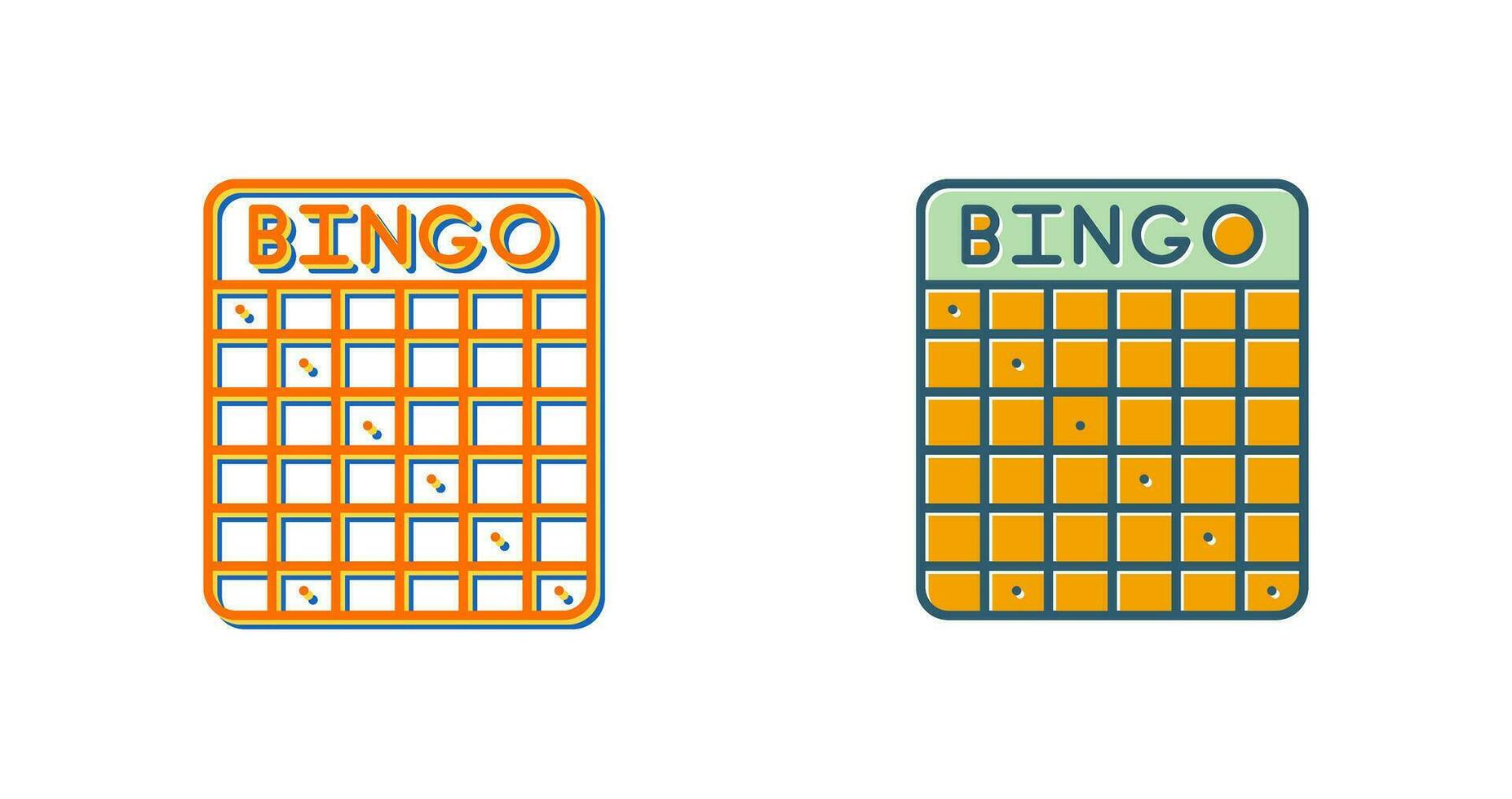 icona del vettore bingo