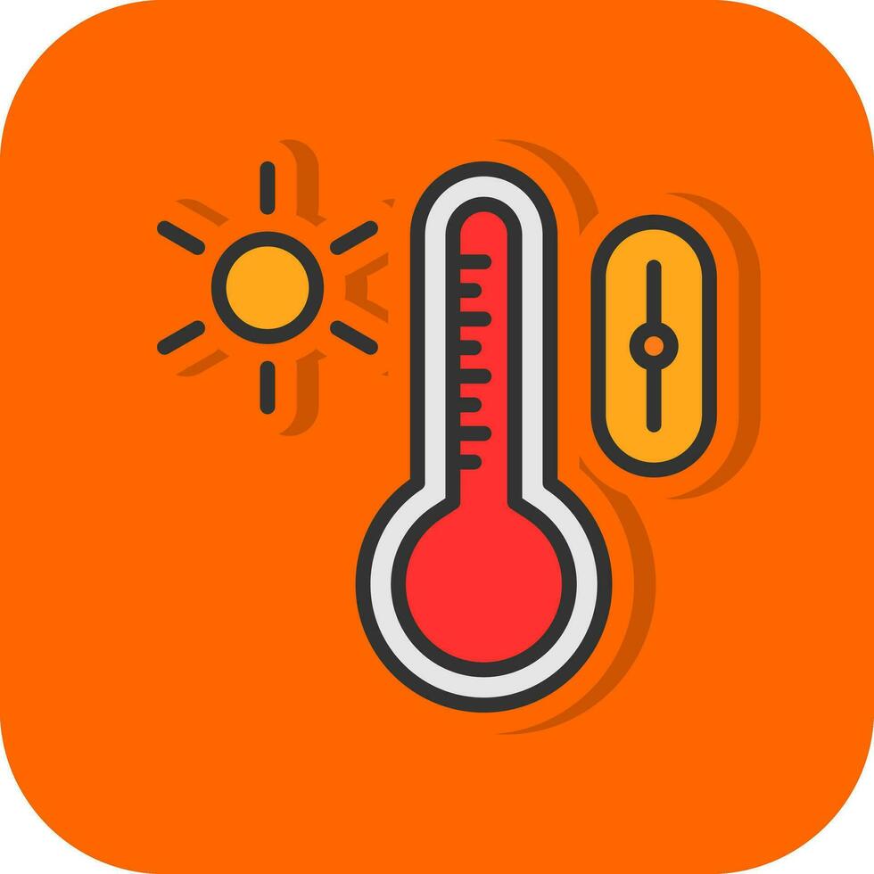 temperatura controllo vettore icona design