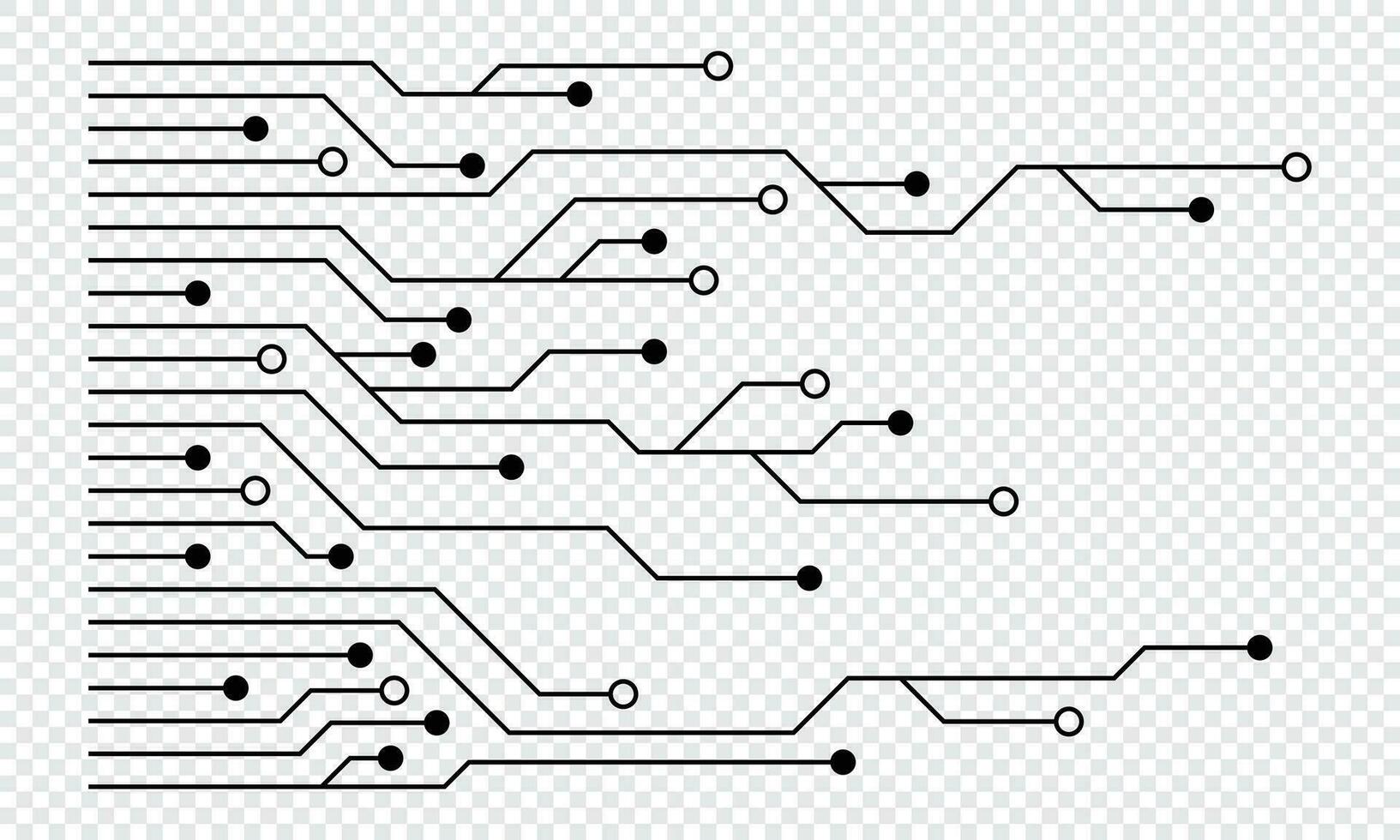 stampato circuito tavola. astratto futuristico circuito tavola. Ciao Tech digitale circuito tavola. futuristico tecnologia design elementi. vettore illustrazione