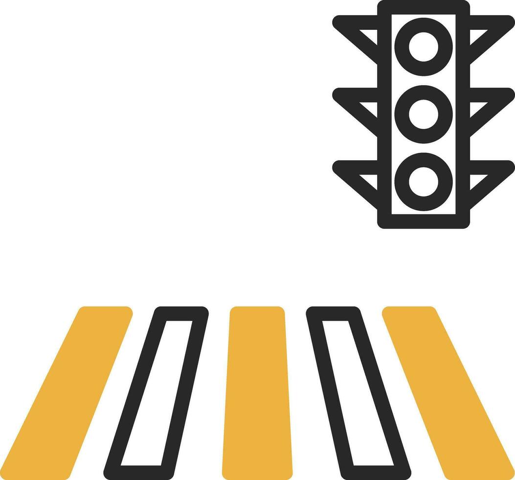 zebra attraversamento vettore icona design