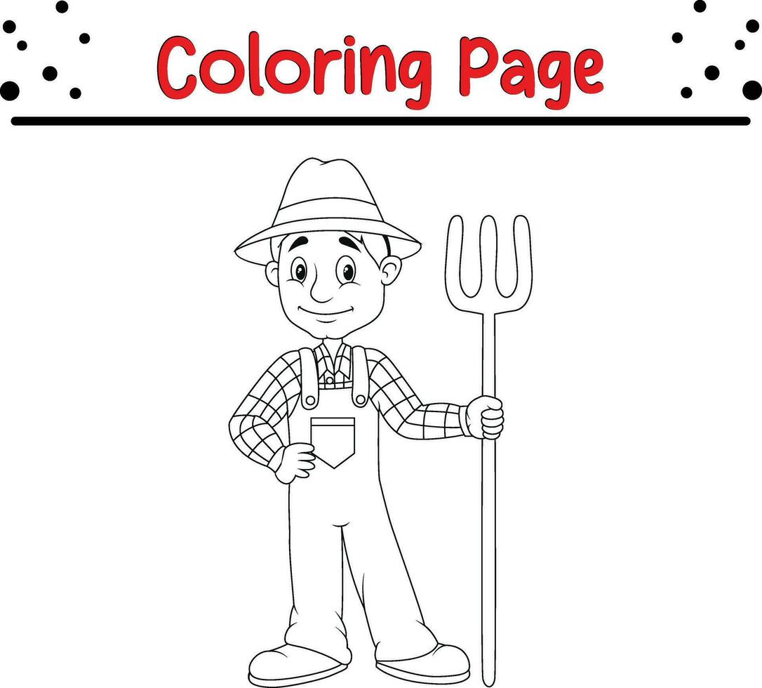 carino cartone animato colorazione pagina illustrazione vettore. per bambini colorazione libro. vettore