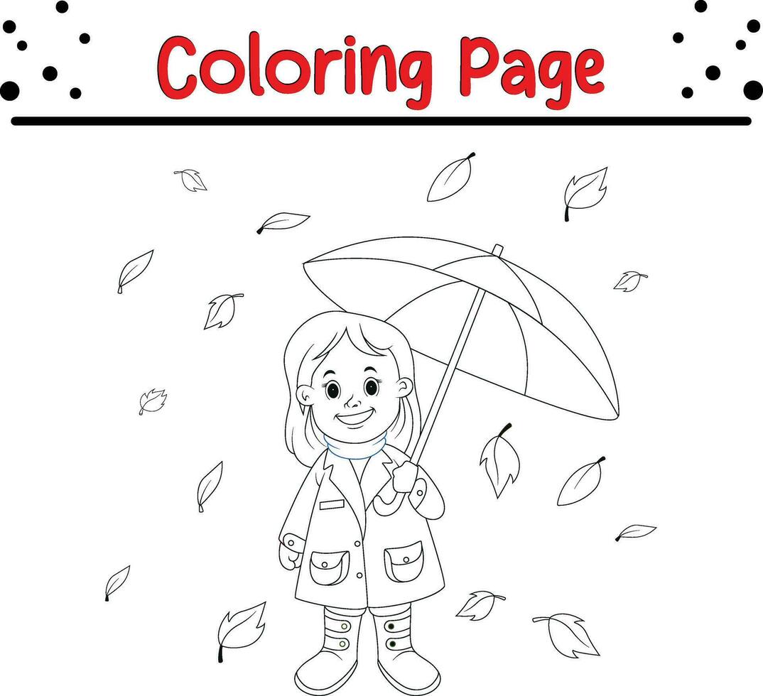 carino cartone animato colorazione pagina illustrazione vettore. per bambini colorazione libro. vettore