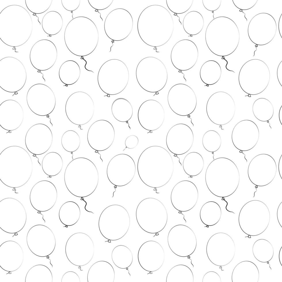 palloncini seamless pattern sfondo illustrazione vettoriale