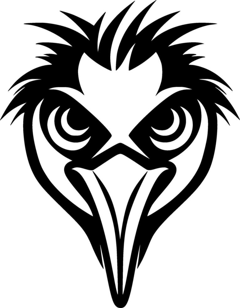 avvoltoio, minimalista e semplice silhouette - vettore illustrazione
