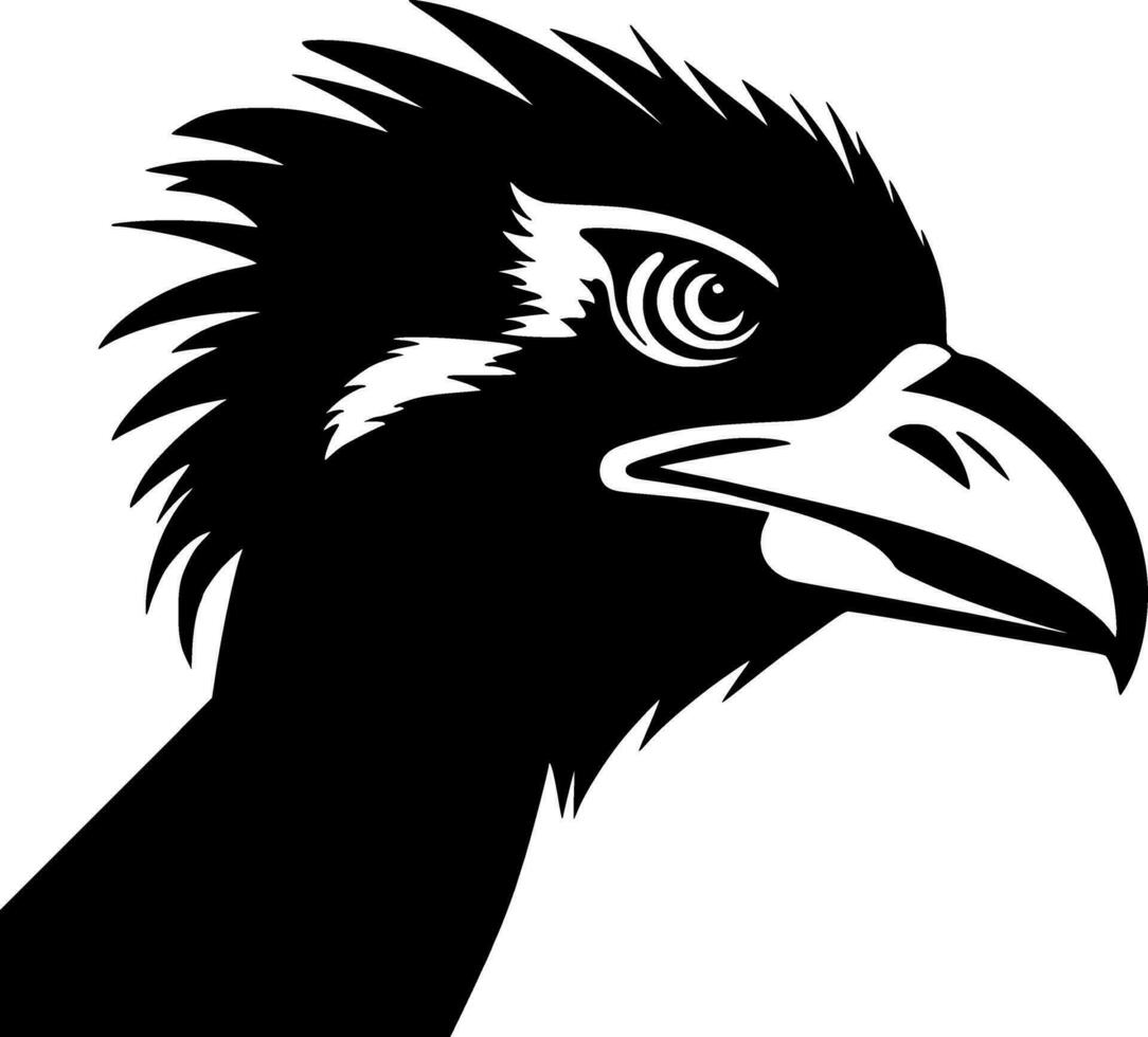 avvoltoio, minimalista e semplice silhouette - vettore illustrazione