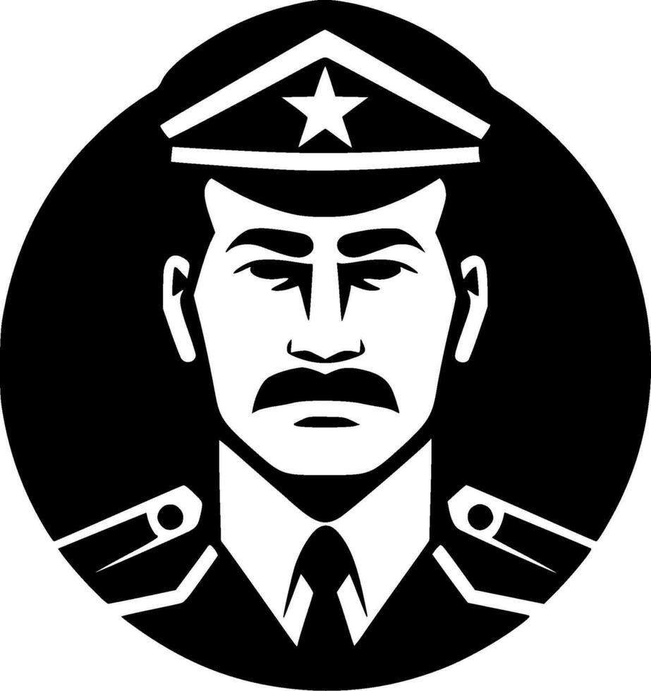 militare - minimalista e piatto logo - vettore illustrazione