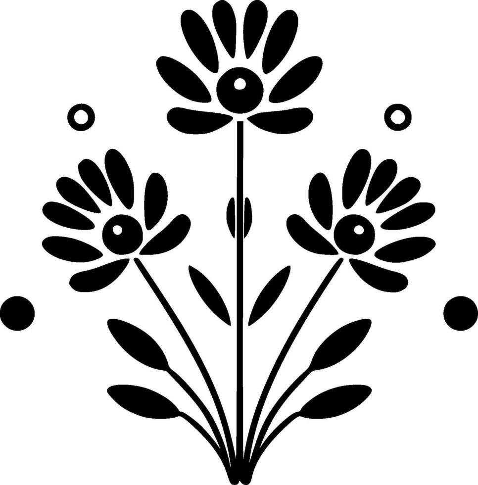 nascita fiore - minimalista e piatto logo - vettore illustrazione