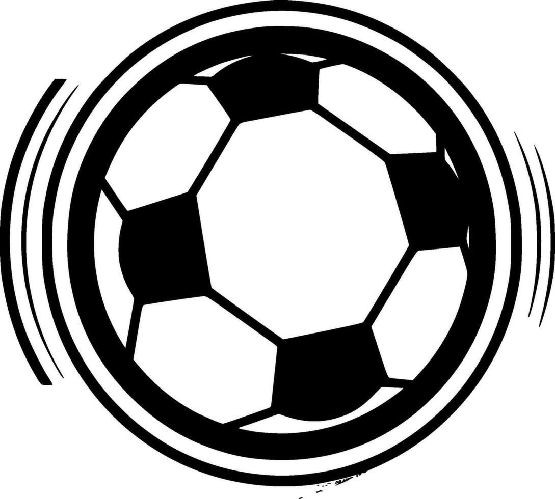 calcio, minimalista e semplice silhouette - vettore illustrazione