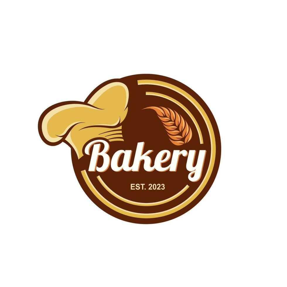 forno logo design illustrazione , migliore per pane e torte negozio, cibo bevande memorizzare logo emblema modello vettore