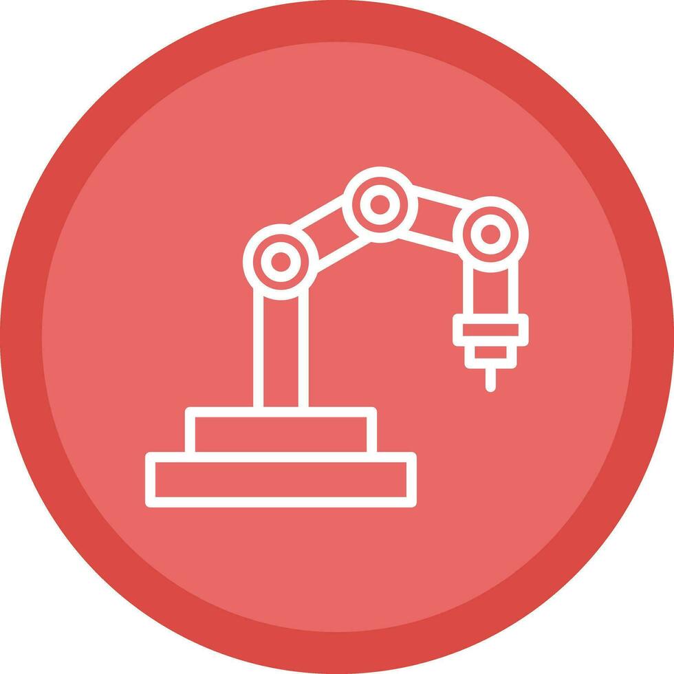 robot braccio vettore icona design