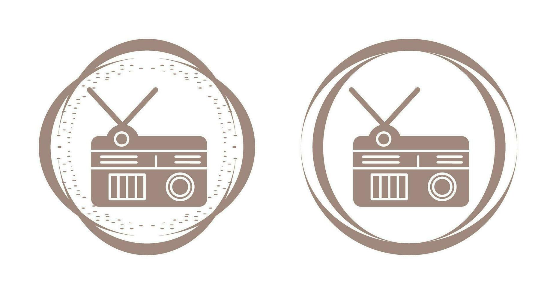 icona di vettore della radio