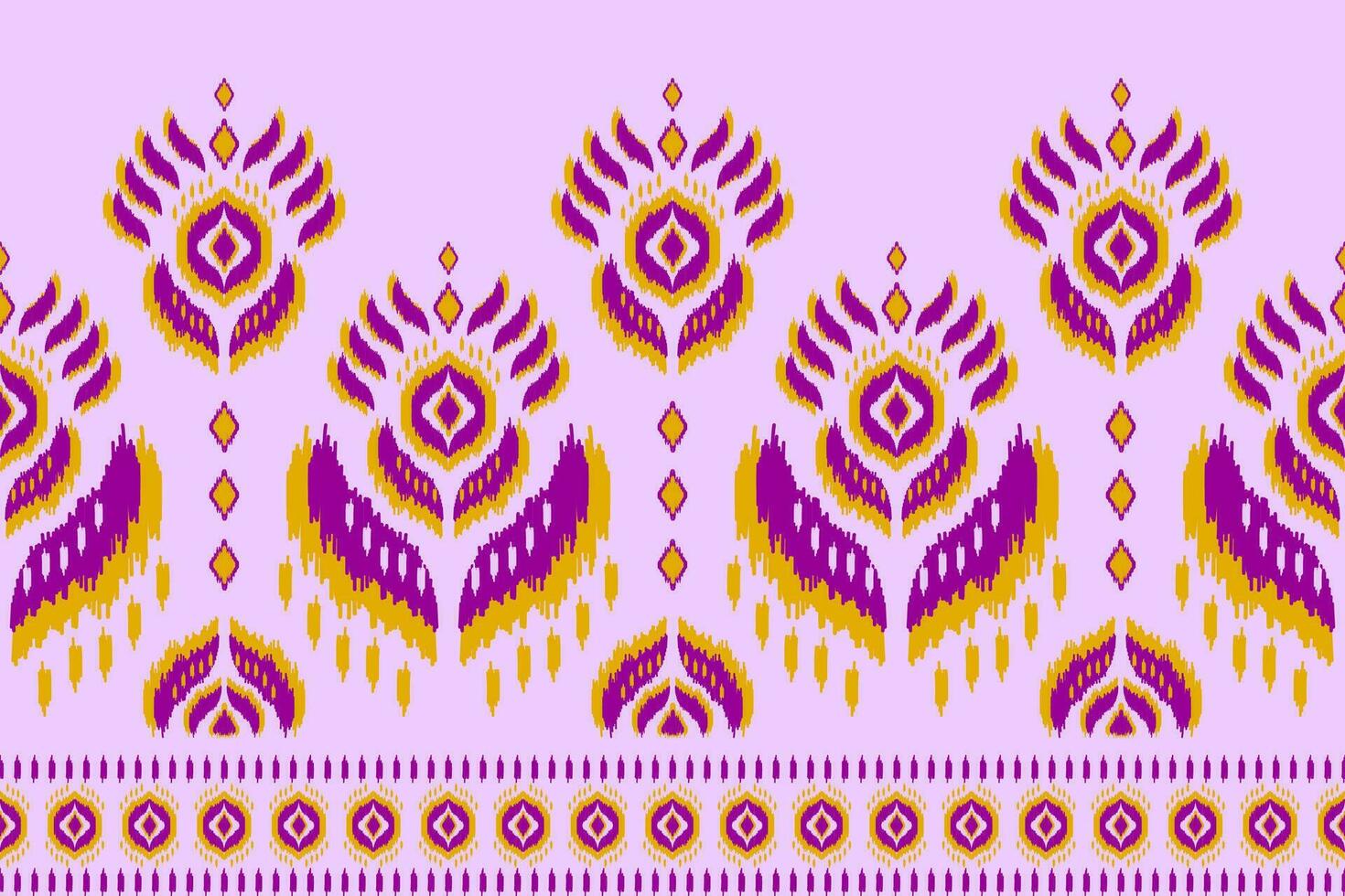 astratto etnico ikat arte. senza soluzione di continuità modello nel tribale. azteco geometrico ornamento Stampa. vettore