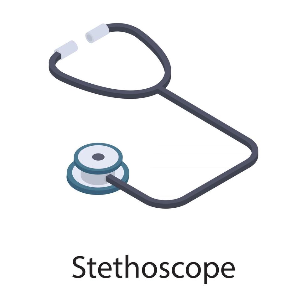 stetoscopio per cure mediche vettore