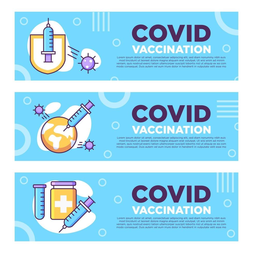 infografica sul vaccino covid19 vettore