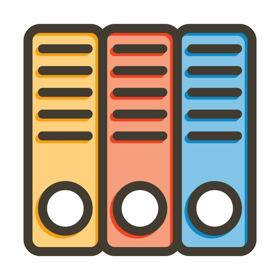 leganti vettore di spessore linea pieno colori icona per personale e commerciale uso.