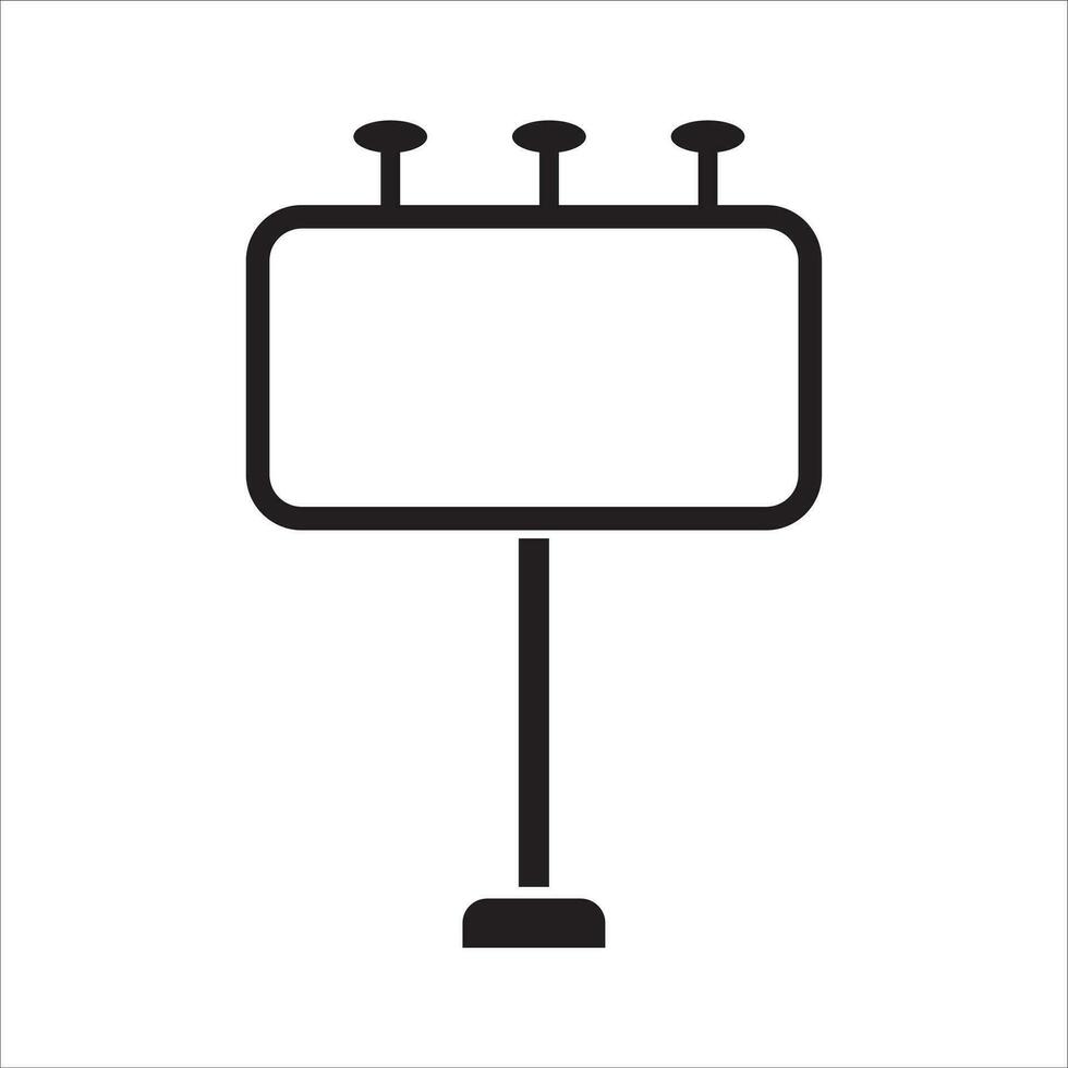tabellone icona vettore illustrazione simbolo
