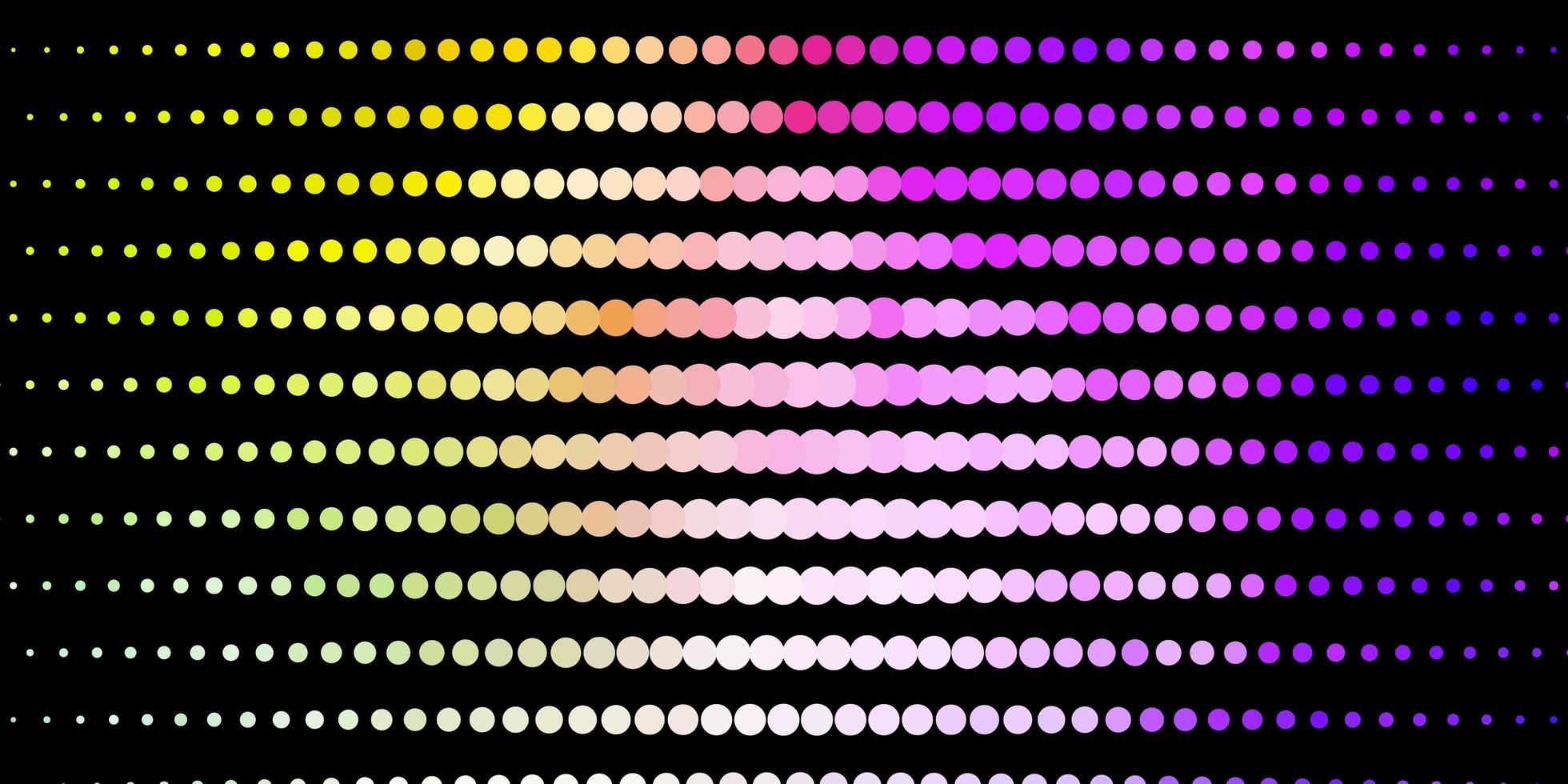 layout vettoriale multicolore chiaro con cerchi.