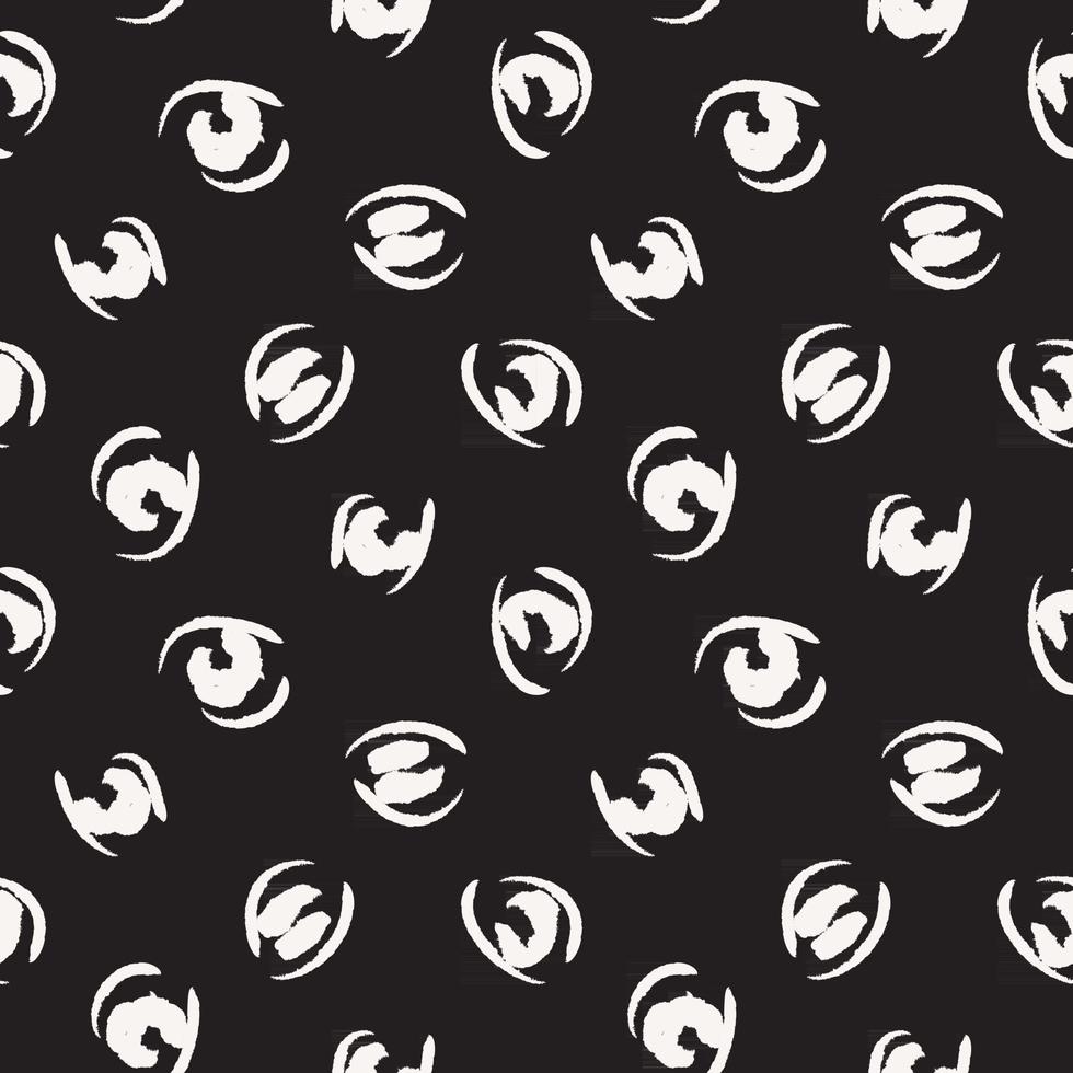 sfondo seamless pattern leopardo animale bianco e nero vettore