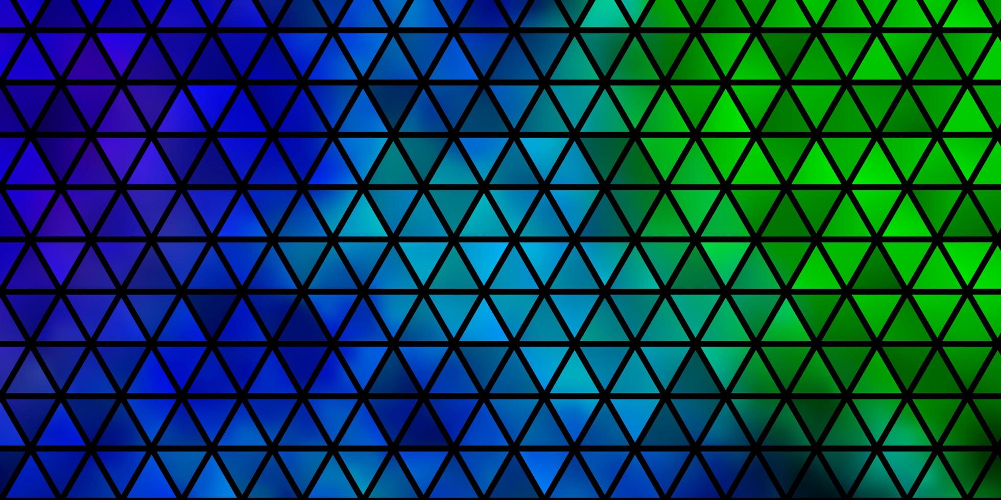 sfondo vettoriale azzurro, verde con stile poligonale.