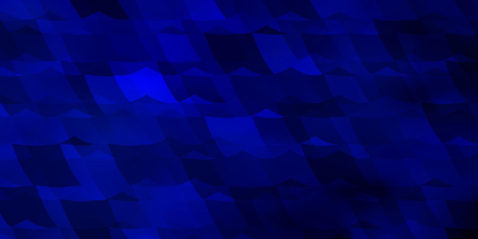 modello vettoriale blu scuro in stile esagonale.