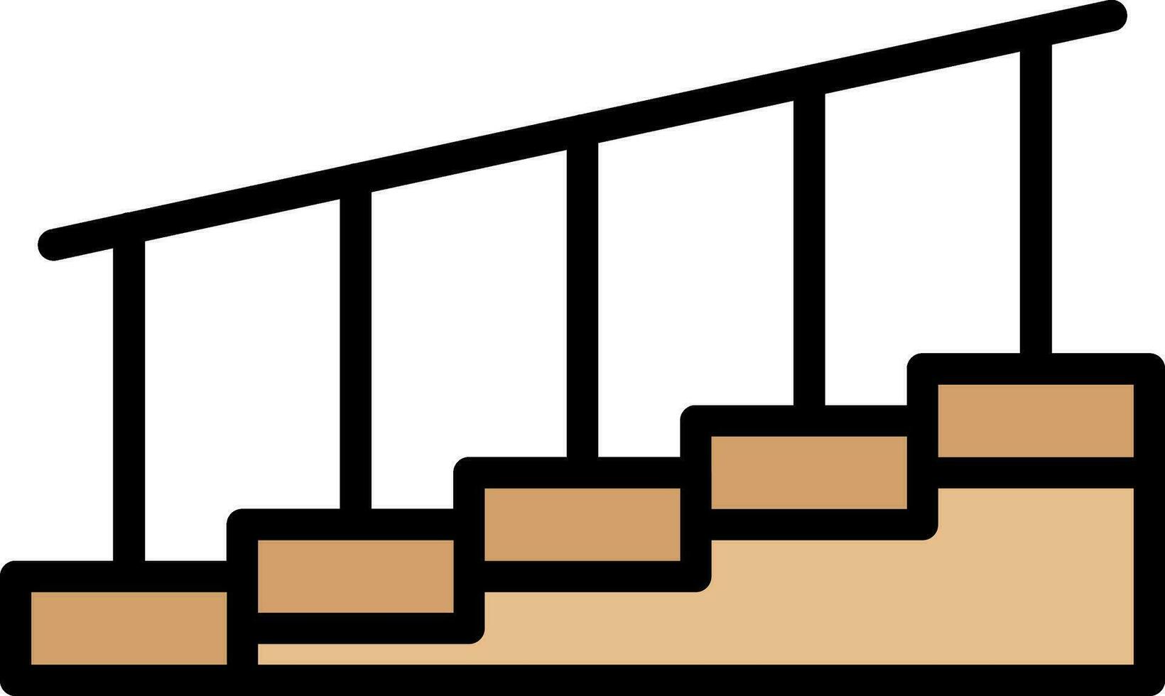 le scale vettore icona design