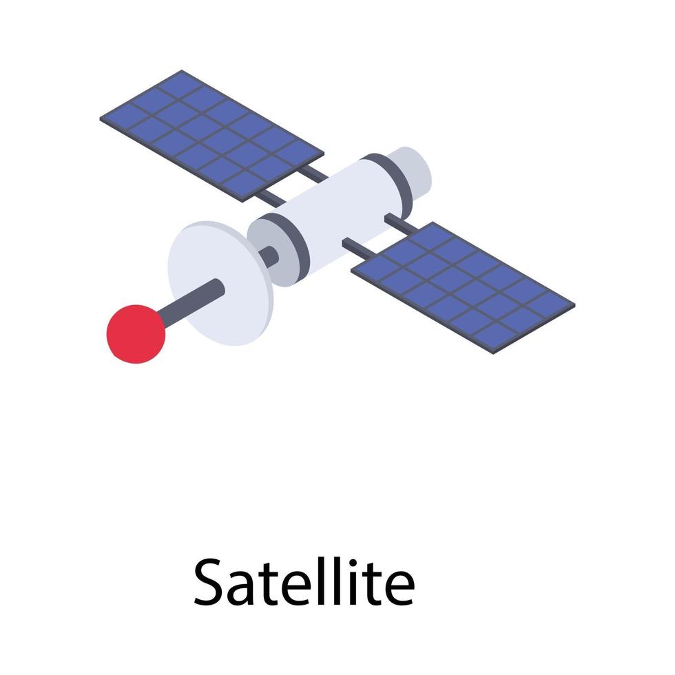 concetti di comunicazione satellitare vettore