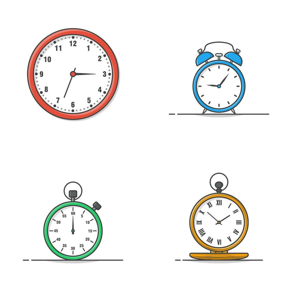 orologio vettore icona illustrazione. scia su simbolo. tempo icona