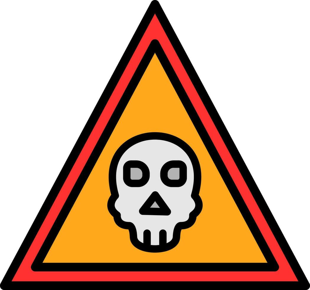 Pericolo vettore icona design
