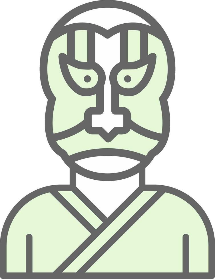 kabuki vettore icona design
