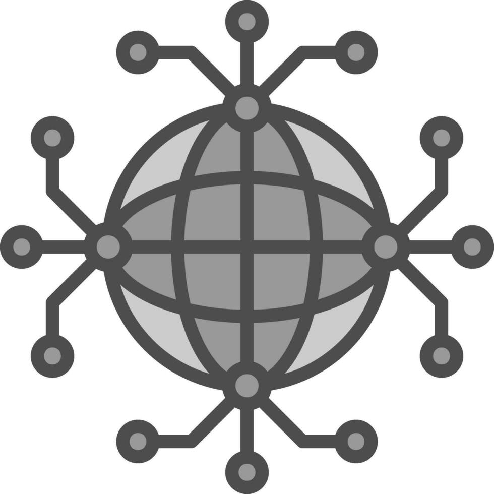 globale connessione vettore icona design