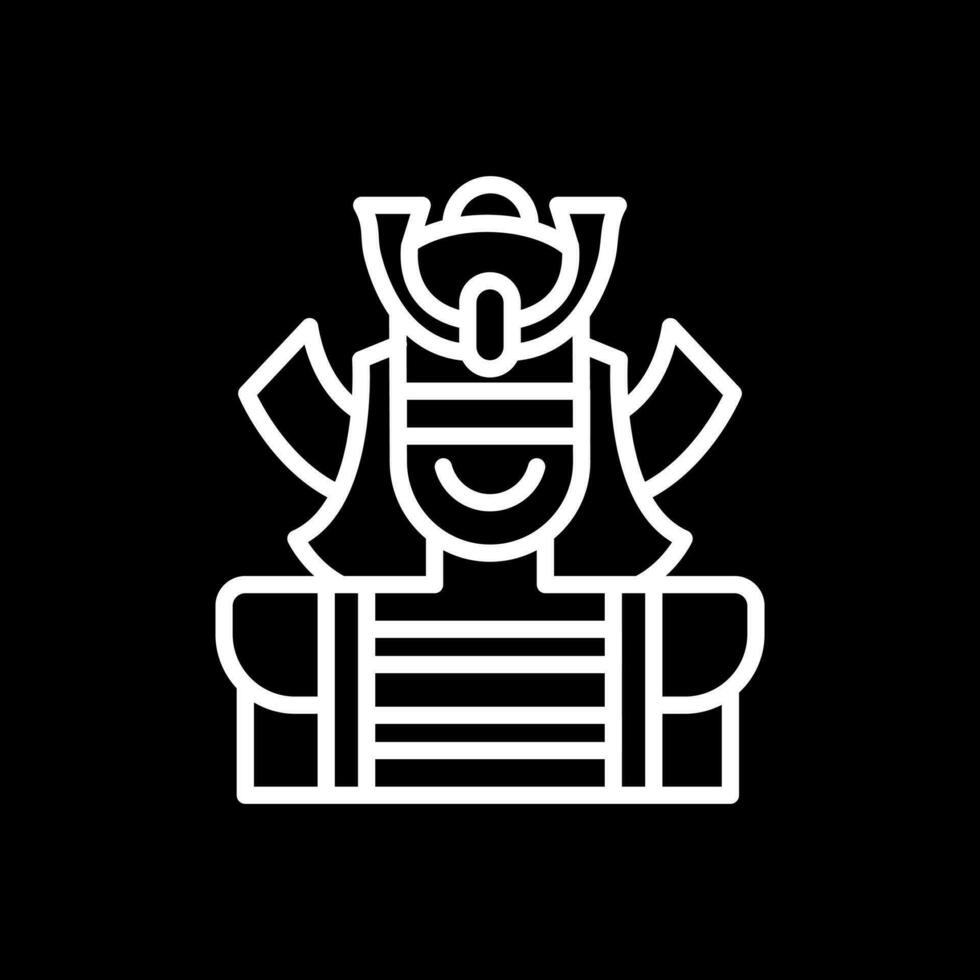 samurai vettore icona design