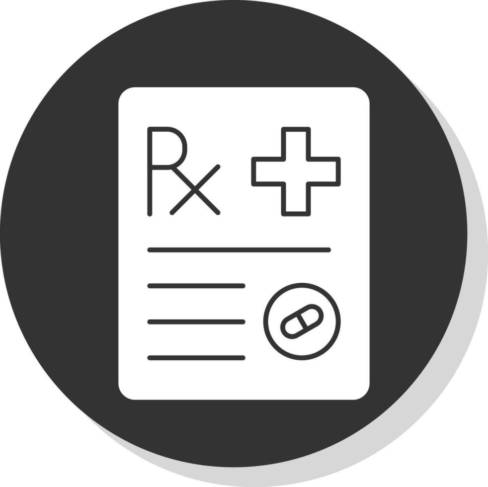 prescrizione vettore icona design