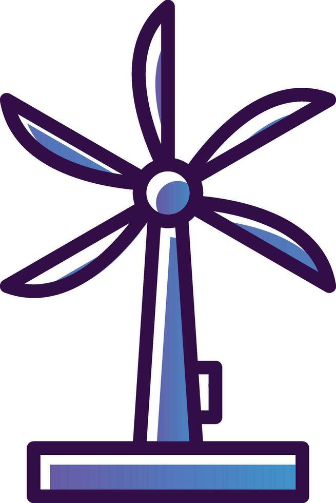 vento energia vettore icona design