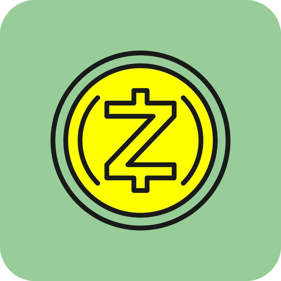 zcash vettore icona design