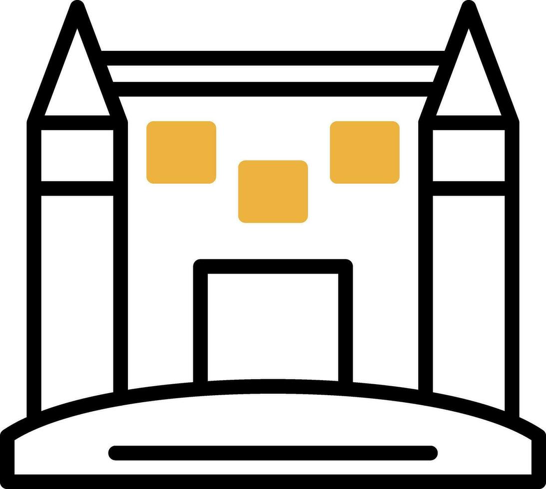 sabbia castello vettore icona design