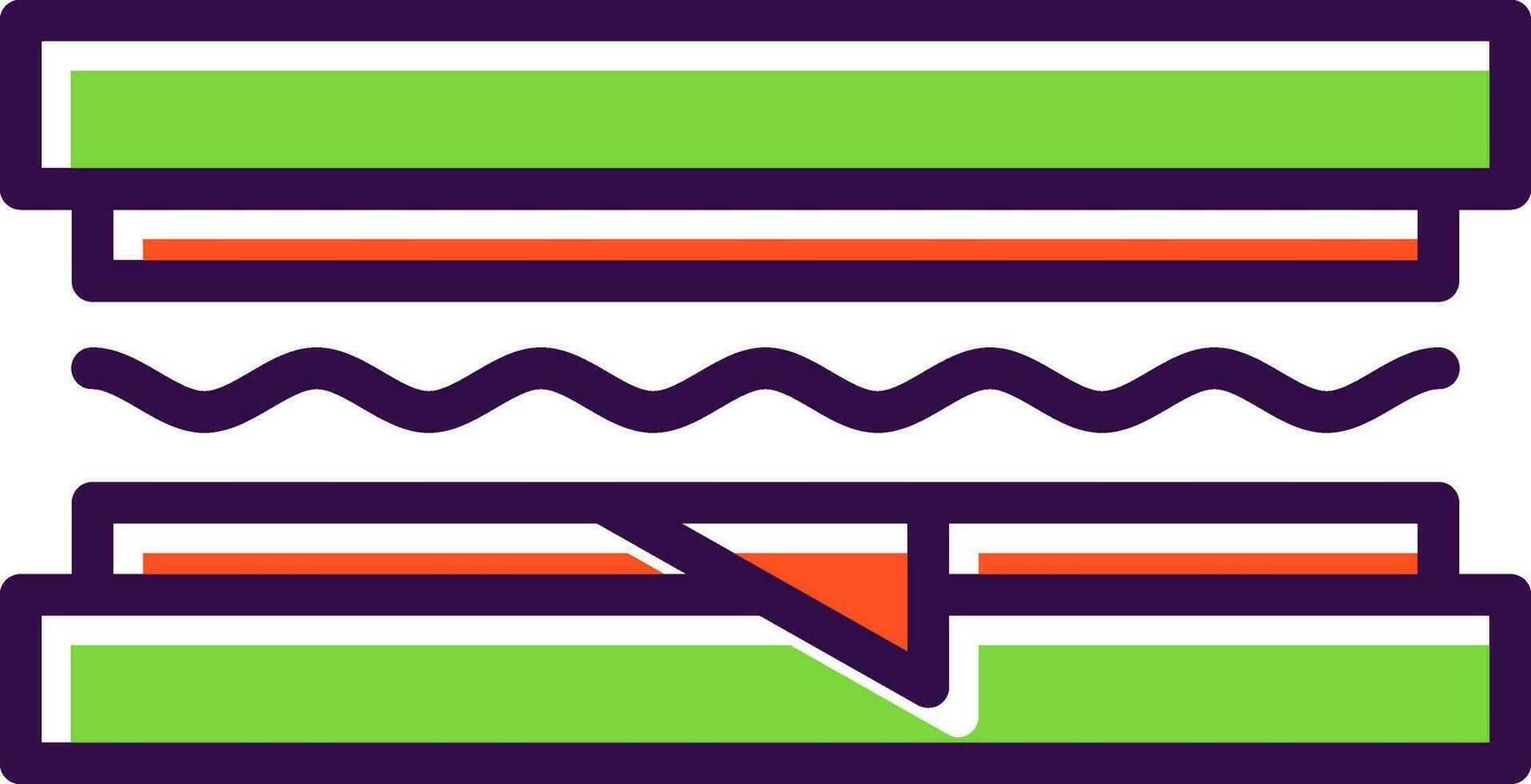 Sandwich vettore icona design