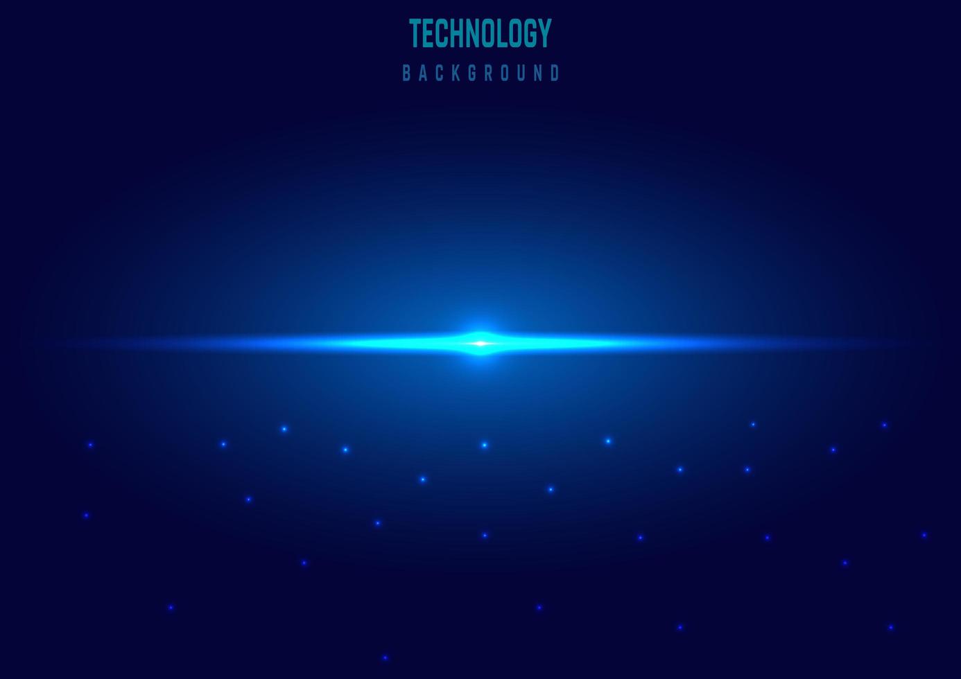 tecnologia astratta concetto futuristico su sfondo blu scuro e illuminazione con spazio per il testo. vettore