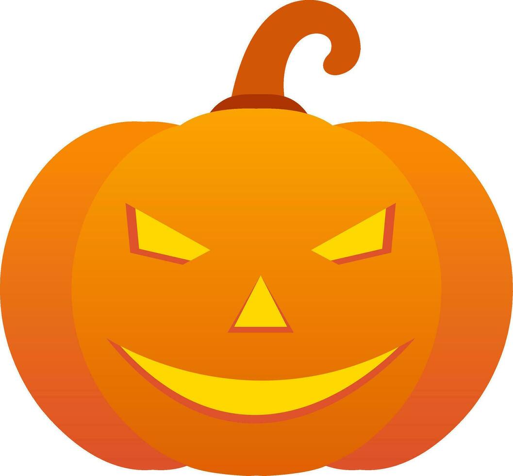 Jack o lanterna icona vettore illustrazione per Halloween evento. zucca Jack icona quello può essere Usato come simbolo, cartello o decorazione. zucca icona grafico risorsa per Halloween celebrazione vettore design