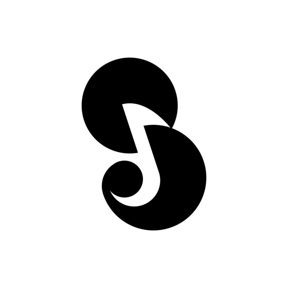 musica logo elemento vettore , modello grafico , suono e melodia