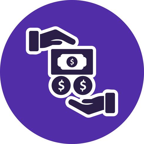 Icona del salario vettoriale