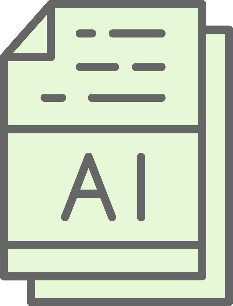 ai file formato vettore icona design