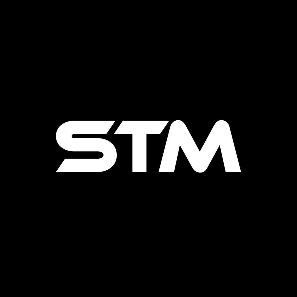 stm lettera logo disegno, ispirazione per un' unico identità. moderno eleganza e creativo design. filigrana il tuo successo con il Impressionante Questo logo. vettore