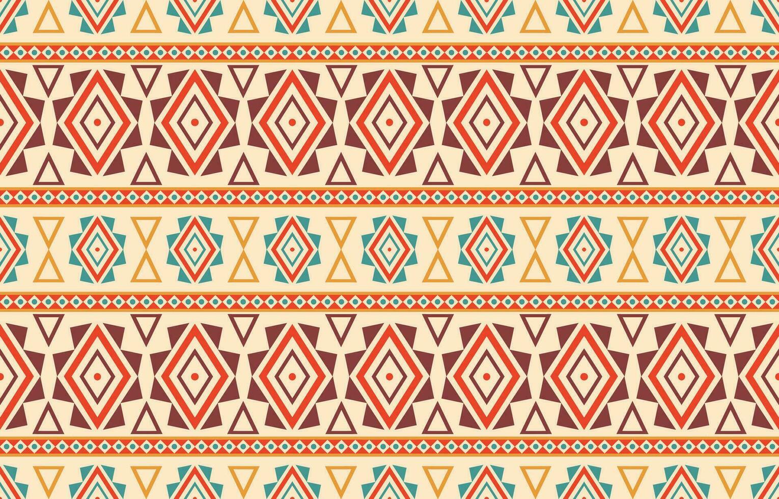 etnico astratto ikat arte. azteco ornamento Stampa. geometrico etnico modello senza soluzione di continuità colore orientale. design per sfondo ,tenda, tappeto, sfondo, vestiario, avvolgere, batik, vettore illustrazione.