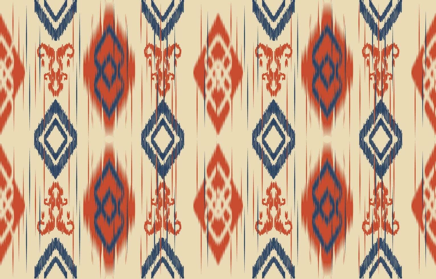 etnico astratto ikat arte. azteco ornamento Stampa. geometrico etnico modello senza soluzione di continuità colore orientale. design per sfondo ,tenda, tappeto, sfondo, vestiario, avvolgere, batik, vettore illustrazione.